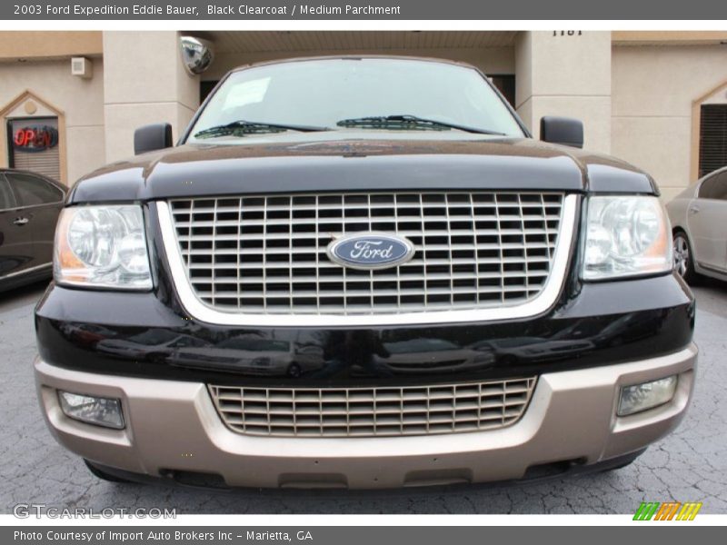 Black Clearcoat / Medium Parchment 2003 Ford Expedition Eddie Bauer
