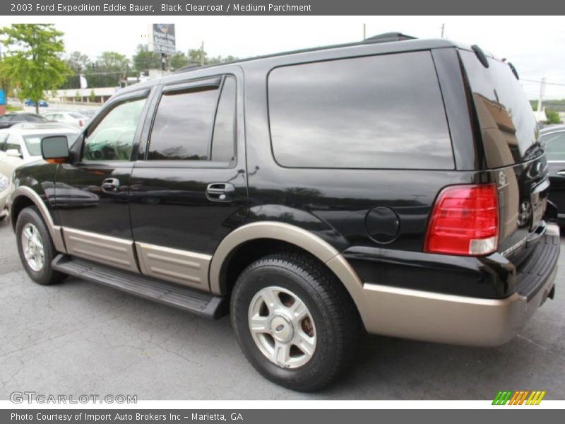 Black Clearcoat / Medium Parchment 2003 Ford Expedition Eddie Bauer