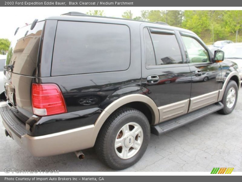 Black Clearcoat / Medium Parchment 2003 Ford Expedition Eddie Bauer