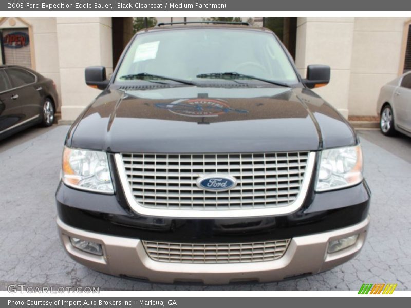 Black Clearcoat / Medium Parchment 2003 Ford Expedition Eddie Bauer