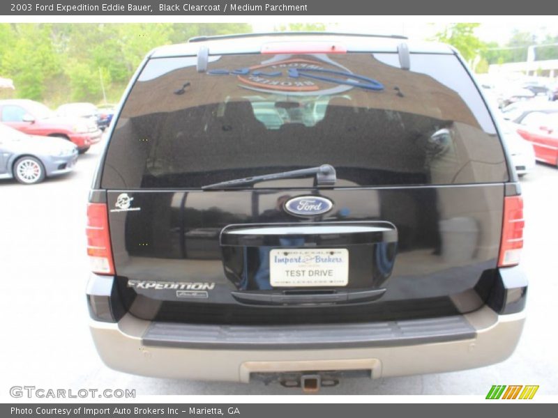 Black Clearcoat / Medium Parchment 2003 Ford Expedition Eddie Bauer