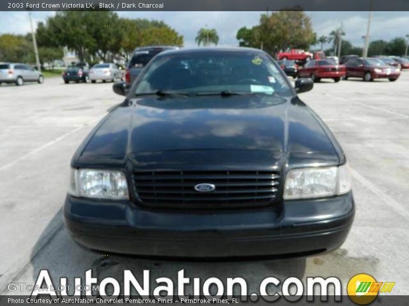 Black / Dark Charcoal 2003 Ford Crown Victoria LX