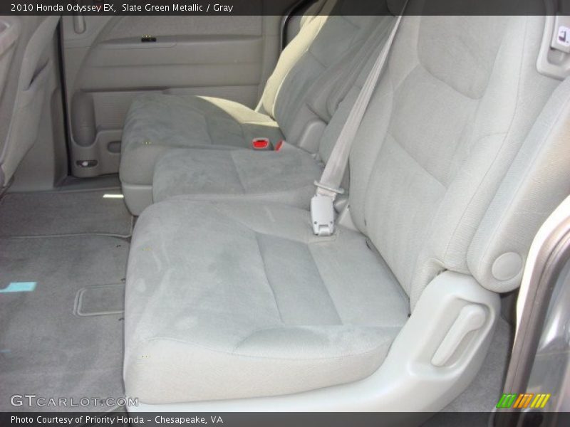 Slate Green Metallic / Gray 2010 Honda Odyssey EX