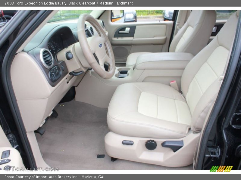 Black Clearcoat / Medium Parchment 2003 Ford Expedition Eddie Bauer