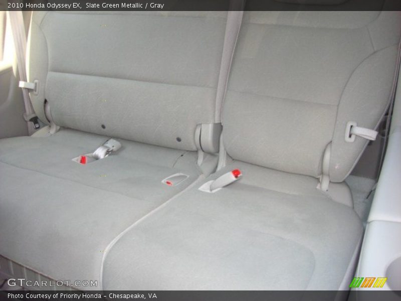 Slate Green Metallic / Gray 2010 Honda Odyssey EX
