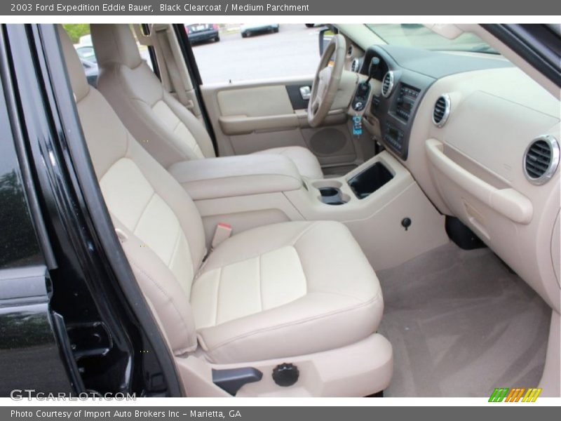 Black Clearcoat / Medium Parchment 2003 Ford Expedition Eddie Bauer