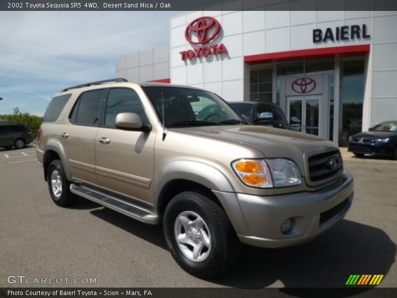 Desert Sand Mica / Oak 2002 Toyota Sequoia SR5 4WD