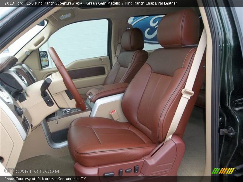 Green Gem Metallic / King Ranch Chaparral Leather 2013 Ford F150 King Ranch SuperCrew 4x4