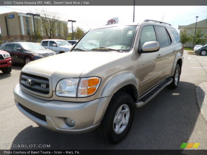 Desert Sand Mica / Oak 2002 Toyota Sequoia SR5 4WD