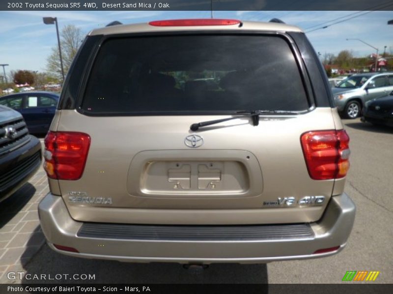 Desert Sand Mica / Oak 2002 Toyota Sequoia SR5 4WD