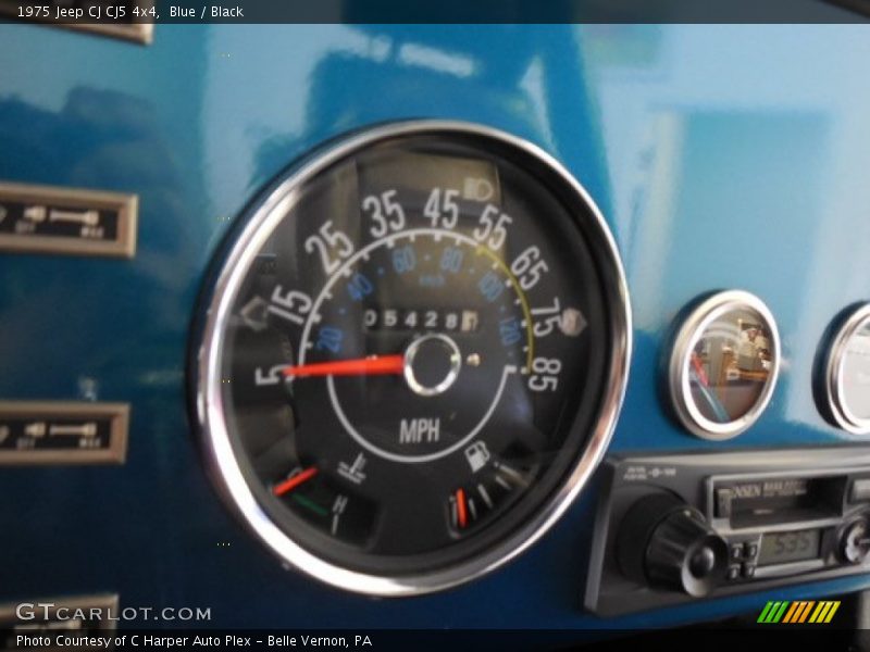 Blue / Black 1975 Jeep CJ CJ5 4x4