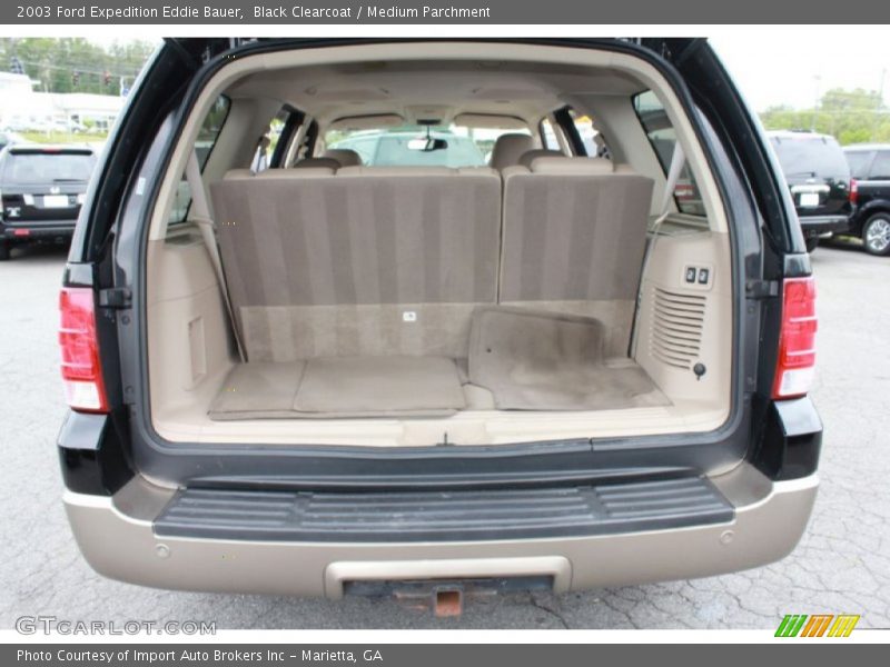 Black Clearcoat / Medium Parchment 2003 Ford Expedition Eddie Bauer