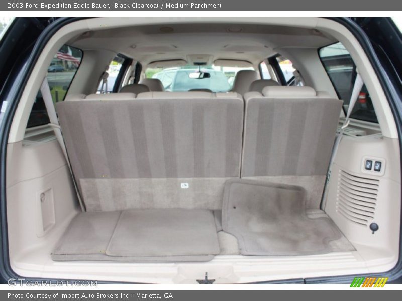 Black Clearcoat / Medium Parchment 2003 Ford Expedition Eddie Bauer