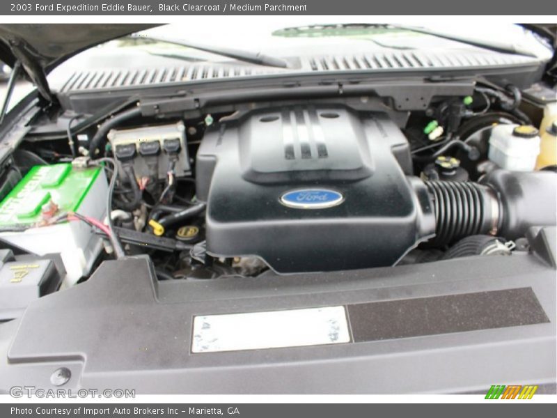 Black Clearcoat / Medium Parchment 2003 Ford Expedition Eddie Bauer