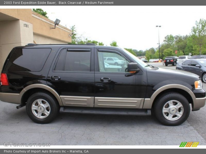 Black Clearcoat / Medium Parchment 2003 Ford Expedition Eddie Bauer