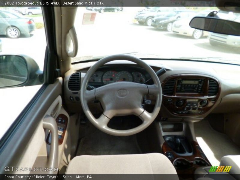 Desert Sand Mica / Oak 2002 Toyota Sequoia SR5 4WD