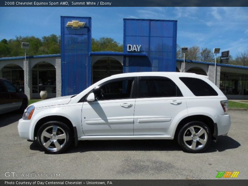 Summit White / Ebony 2008 Chevrolet Equinox Sport AWD