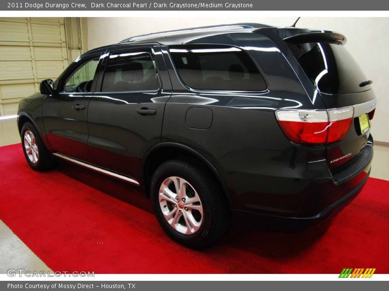 Dark Charcoal Pearl / Dark Graystone/Medium Graystone 2011 Dodge Durango Crew