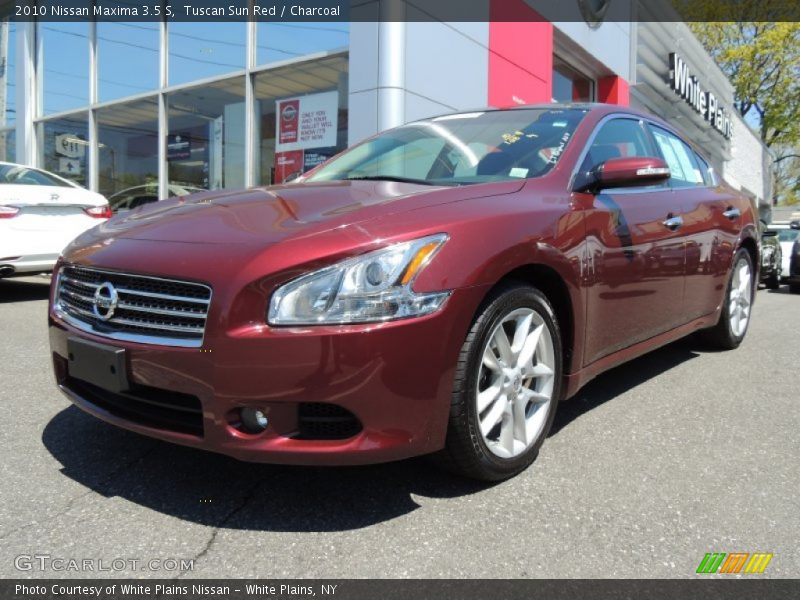 Tuscan Sun Red / Charcoal 2010 Nissan Maxima 3.5 S