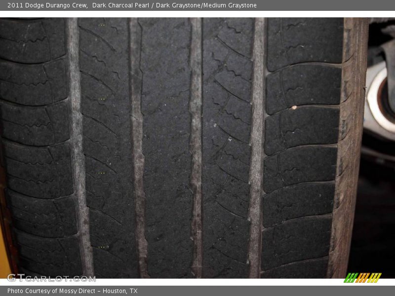 Dark Charcoal Pearl / Dark Graystone/Medium Graystone 2011 Dodge Durango Crew