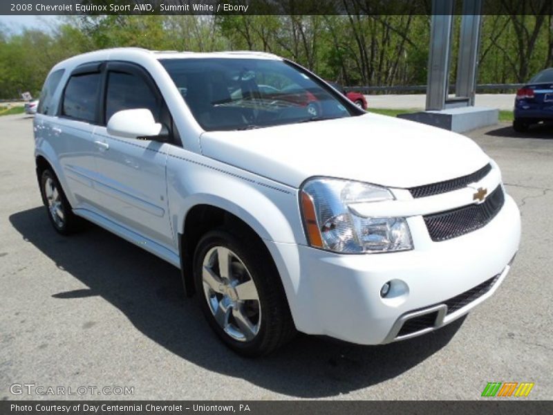 Summit White / Ebony 2008 Chevrolet Equinox Sport AWD