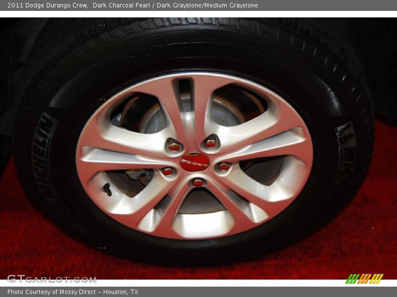 Dark Charcoal Pearl / Dark Graystone/Medium Graystone 2011 Dodge Durango Crew