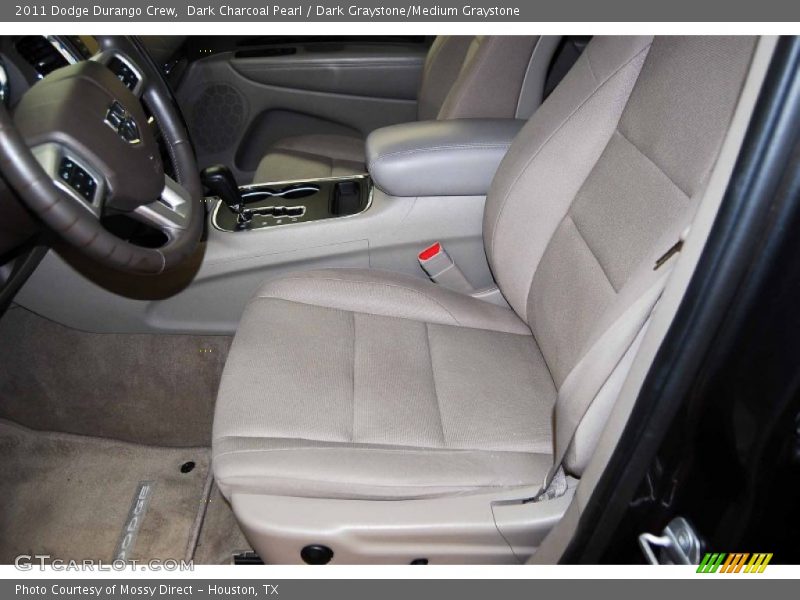 Dark Charcoal Pearl / Dark Graystone/Medium Graystone 2011 Dodge Durango Crew