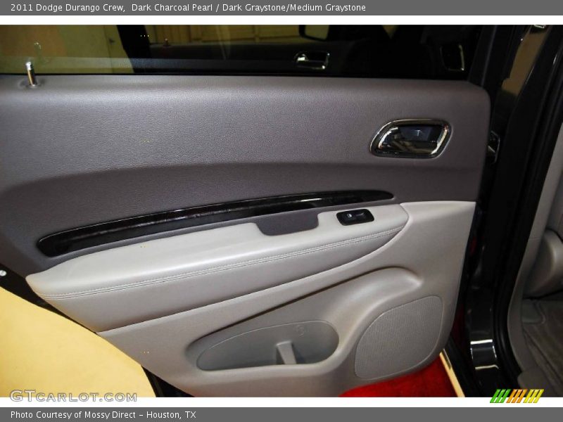Dark Charcoal Pearl / Dark Graystone/Medium Graystone 2011 Dodge Durango Crew