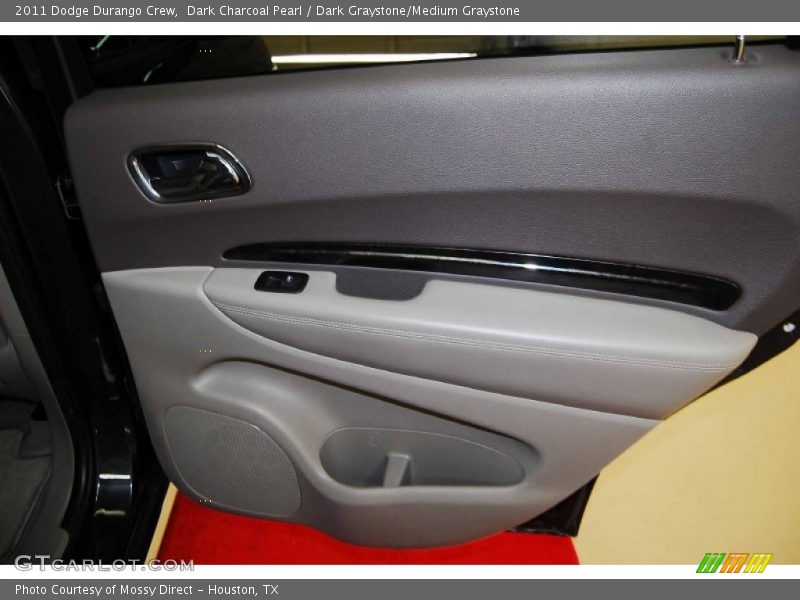 Dark Charcoal Pearl / Dark Graystone/Medium Graystone 2011 Dodge Durango Crew