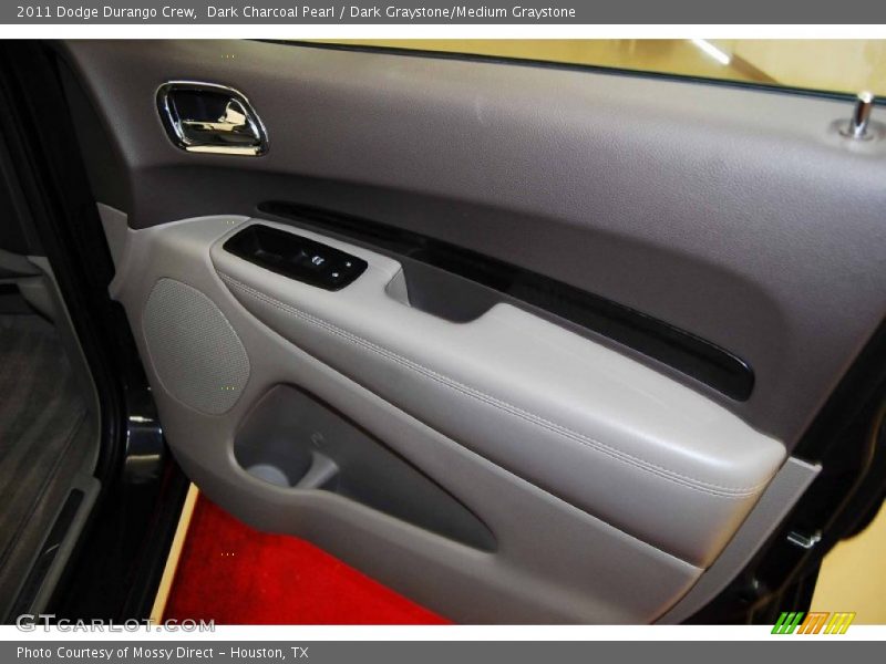 Dark Charcoal Pearl / Dark Graystone/Medium Graystone 2011 Dodge Durango Crew
