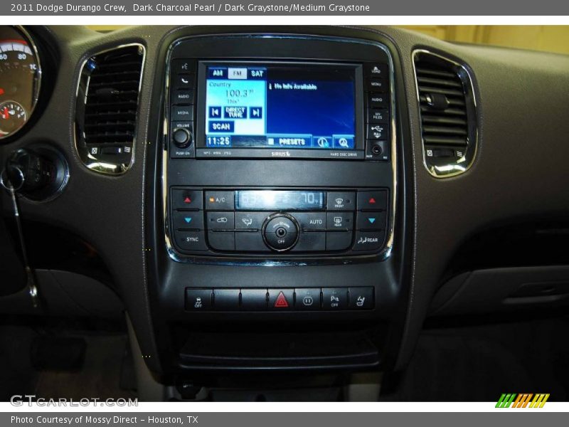 Dark Charcoal Pearl / Dark Graystone/Medium Graystone 2011 Dodge Durango Crew