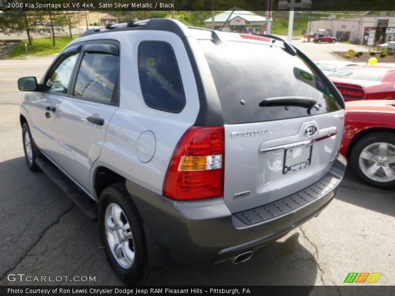 Satin Silver Metallic / Black 2008 Kia Sportage LX V6 4x4