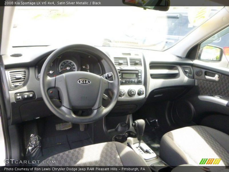 Satin Silver Metallic / Black 2008 Kia Sportage LX V6 4x4