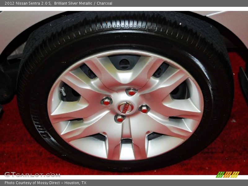 Brilliant Silver Metallic / Charcoal 2012 Nissan Sentra 2.0 S