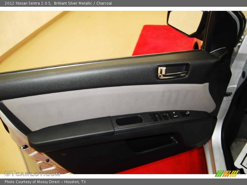 Brilliant Silver Metallic / Charcoal 2012 Nissan Sentra 2.0 S