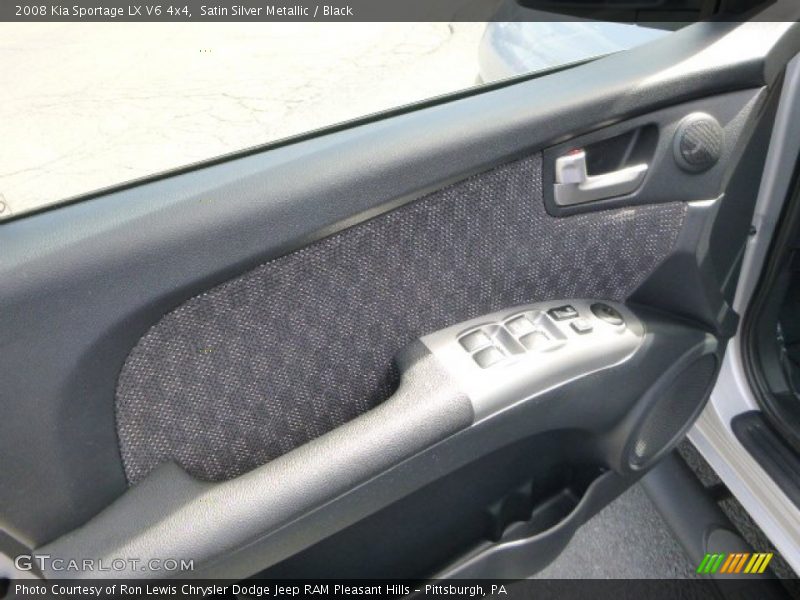 Satin Silver Metallic / Black 2008 Kia Sportage LX V6 4x4