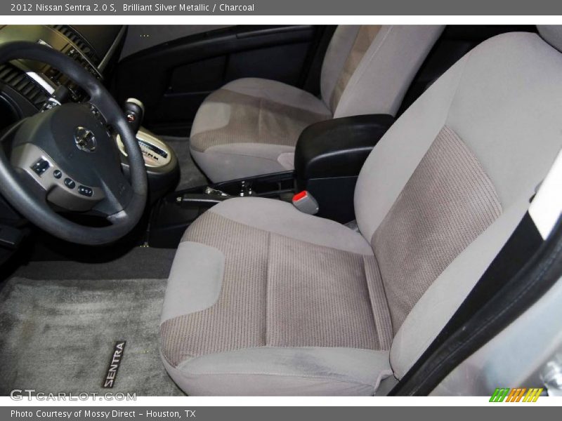 Brilliant Silver Metallic / Charcoal 2012 Nissan Sentra 2.0 S