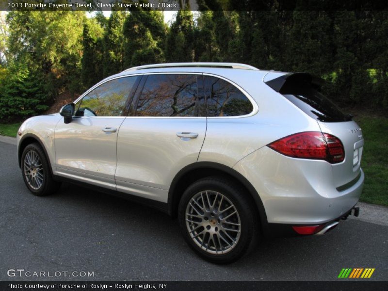 Classic Silver Metallic / Black 2013 Porsche Cayenne Diesel