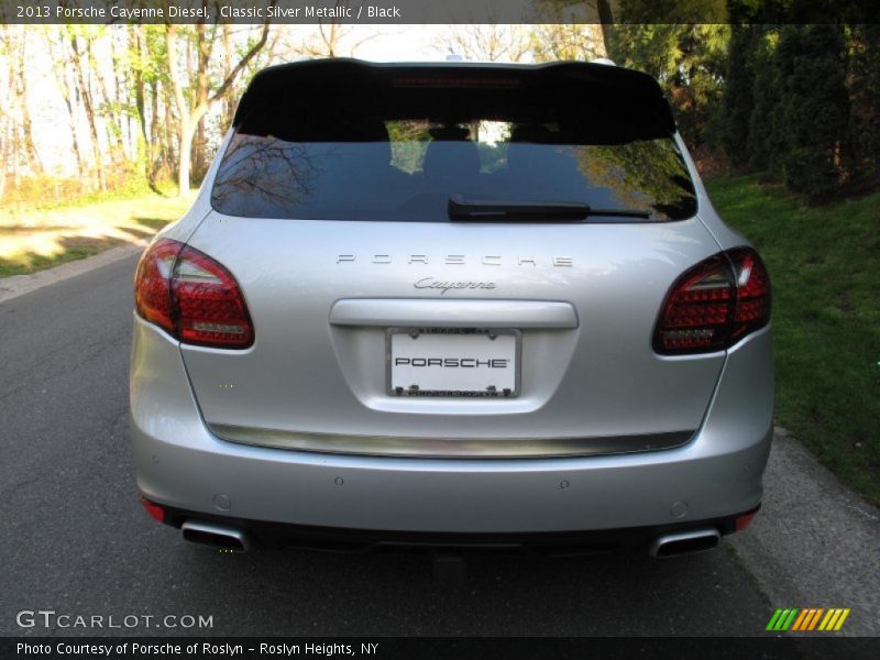 Classic Silver Metallic / Black 2013 Porsche Cayenne Diesel