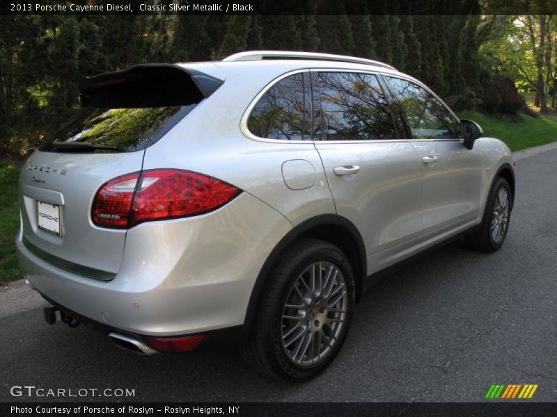 Classic Silver Metallic / Black 2013 Porsche Cayenne Diesel