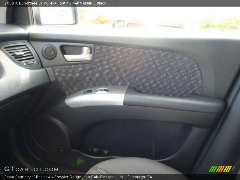 Satin Silver Metallic / Black 2008 Kia Sportage LX V6 4x4