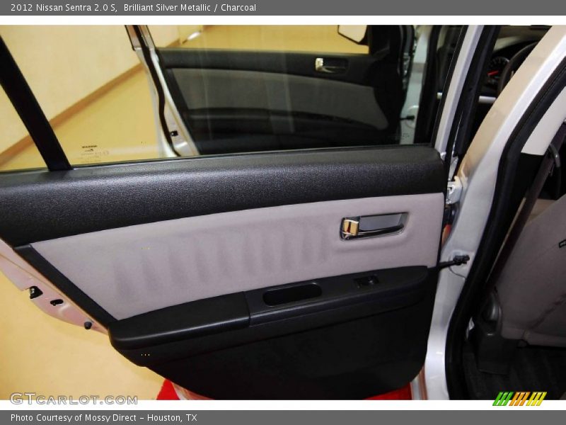 Brilliant Silver Metallic / Charcoal 2012 Nissan Sentra 2.0 S