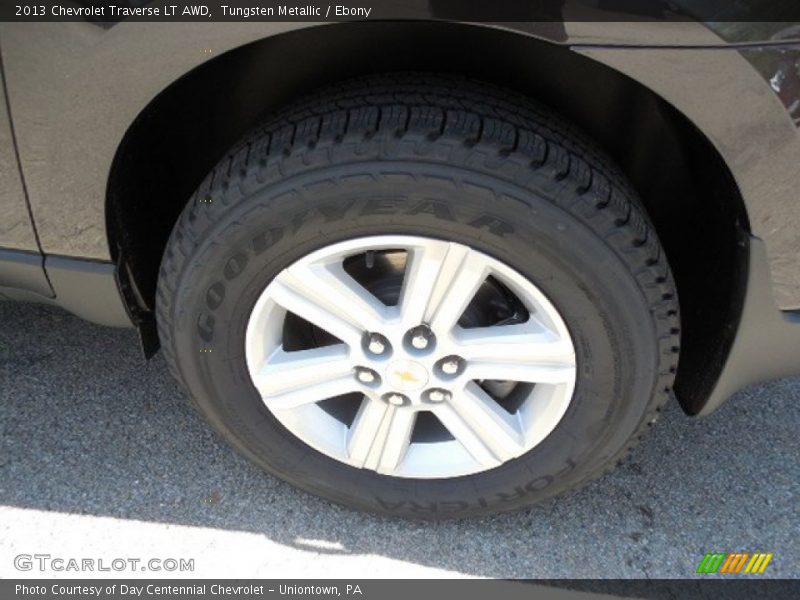 Tungsten Metallic / Ebony 2013 Chevrolet Traverse LT AWD