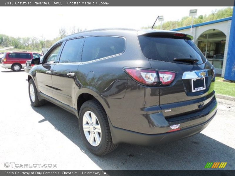 Tungsten Metallic / Ebony 2013 Chevrolet Traverse LT AWD
