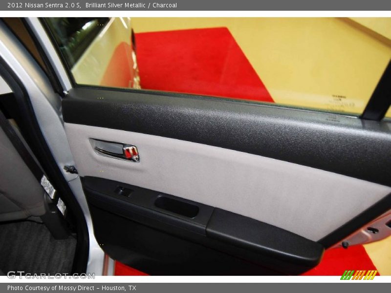 Brilliant Silver Metallic / Charcoal 2012 Nissan Sentra 2.0 S