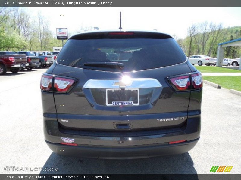 Tungsten Metallic / Ebony 2013 Chevrolet Traverse LT AWD