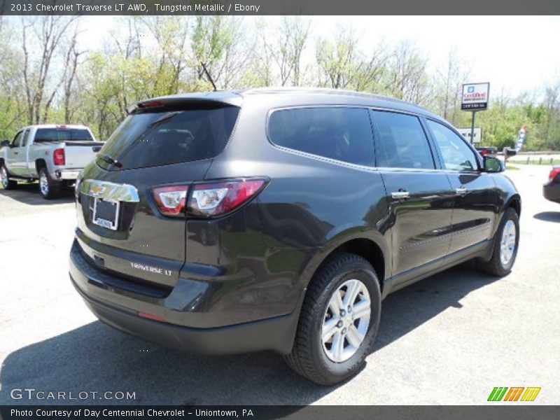 Tungsten Metallic / Ebony 2013 Chevrolet Traverse LT AWD