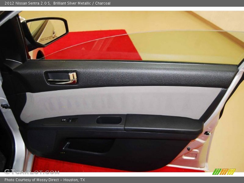 Brilliant Silver Metallic / Charcoal 2012 Nissan Sentra 2.0 S