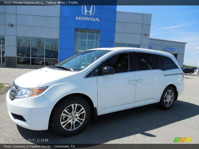 Taffeta White / Truffle 2013 Honda Odyssey EX-L