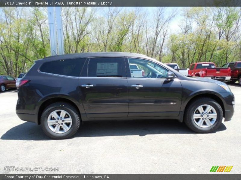 Tungsten Metallic / Ebony 2013 Chevrolet Traverse LT AWD